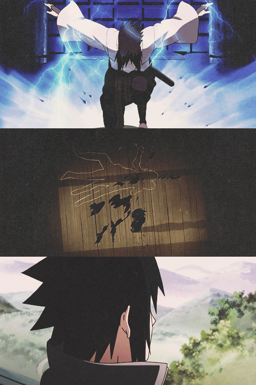 uchihasasukes:  “Just shut up for once! What the hell do you know about it? It’s not lik