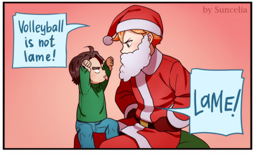 suncelia-art:Haikyuu!! “What do you want for Christmas?” part 2/6