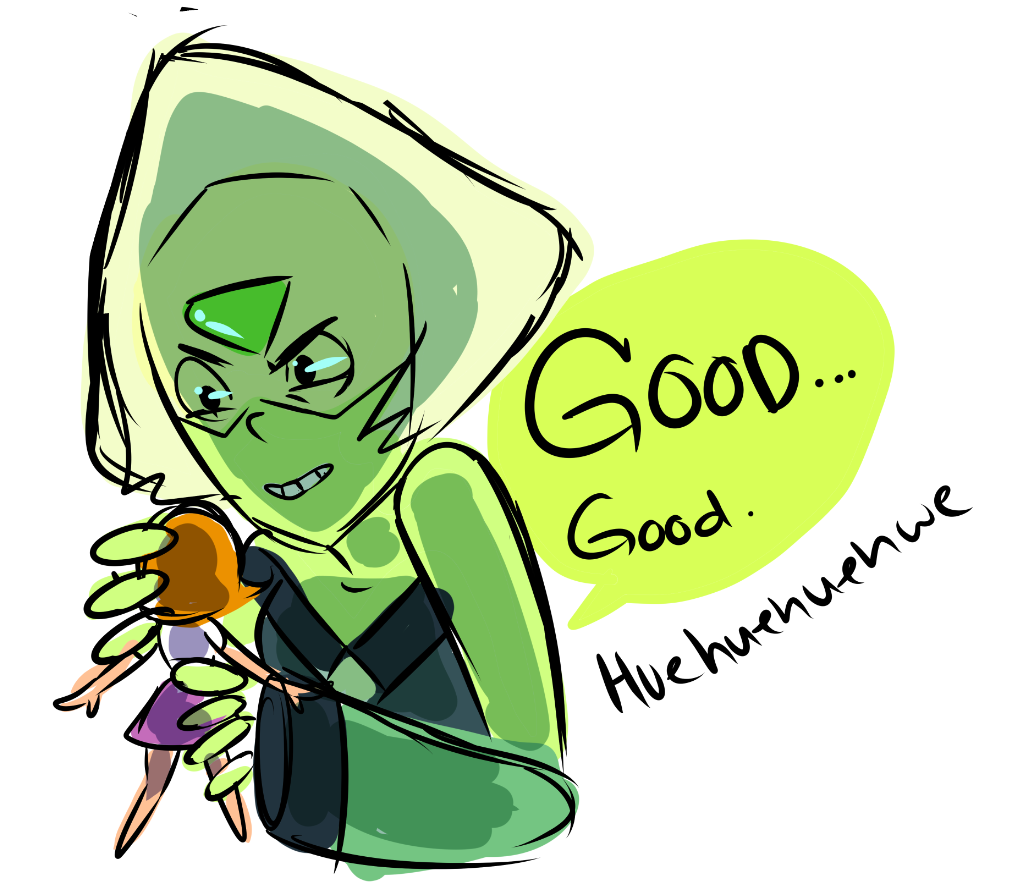 pastel-possum:  And then Susie and Peridot went off to conquer the Universe.But in