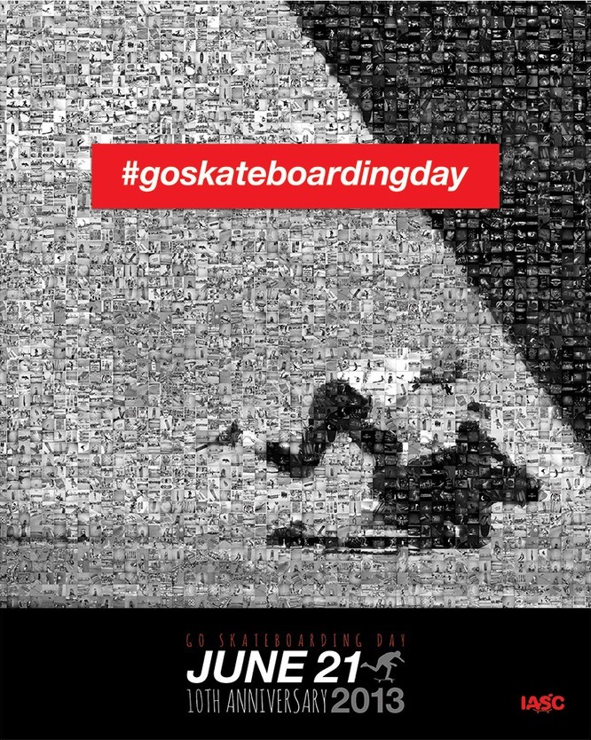 To celebrate the 10th Annual Go Skateboarding Day, the Go Skateboarding Foundation teamed up with 530 Media to create this mosaic, made of thousands of instagram images, of J. Grant Brittain’s iconic image of Tod Swank. All monetary funds raised by...