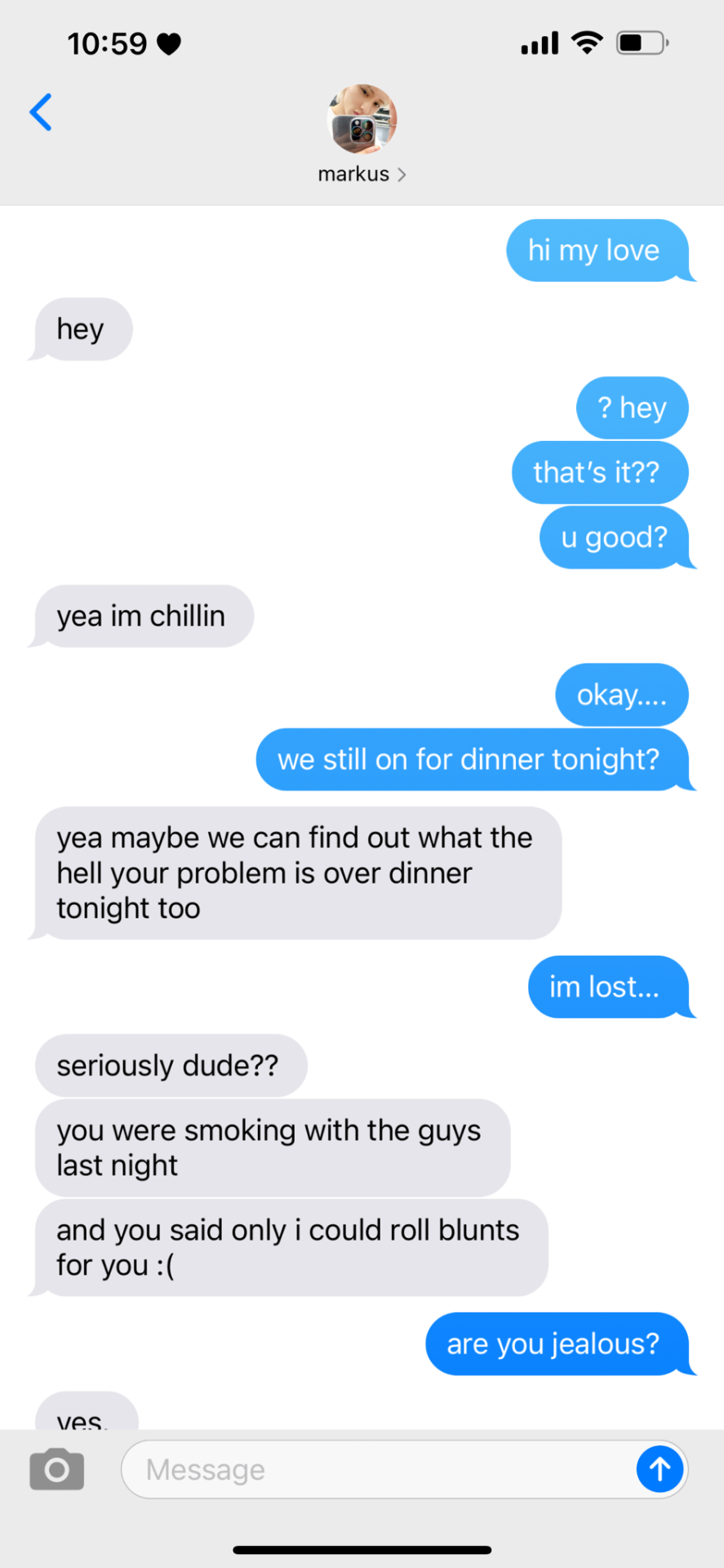 Jealous Texts From 7dream