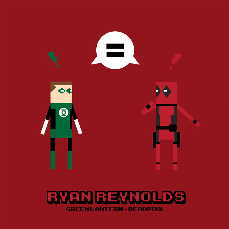 herochan:  Actor/Character Crossovers  Created by Matt Cowan Shop || Facebook || Tumblr