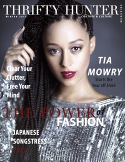 Shadesofblackness:  Tia Mowry-Hardrict For Thrifty Hunter Magazine