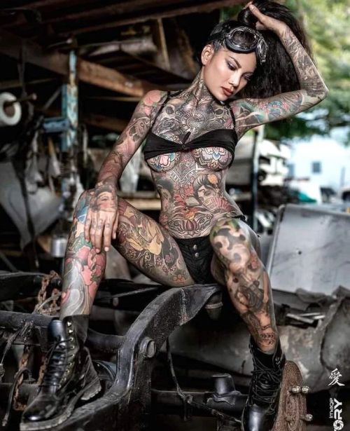 Model @sour_heart1 . . .© Jill.hardener . . follow &gt;&gt;&gt; @worldtattoogallery follow &gt;&gt;