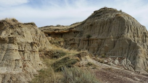 dream-small-do-big:Nothing beats a bit of geologizing on a Saturday through the Avonlea Badlands in 