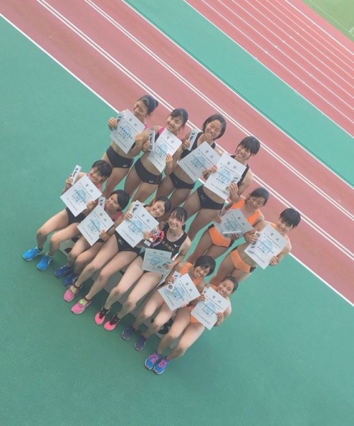 女子陸上選手の動画像集