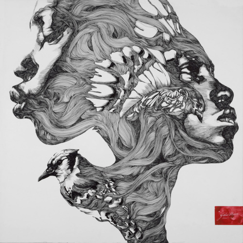 cross-connect:  Gabriel Moreno Gabriel’s work is an astonishly good mix of hand-drawn linework and digital colouring that’s packed with detail – yet immediately beautiful from afar. Illustrator, engraver and painter based in Madrid, graduated of