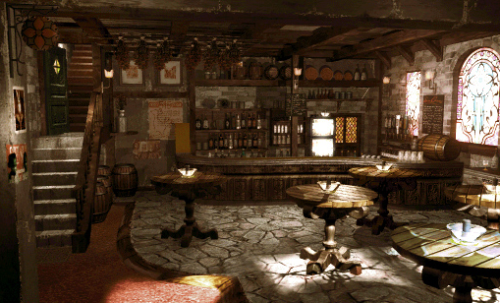 places-in-games: Final Fantasy VIII - Winhill (Raine’s Pub)