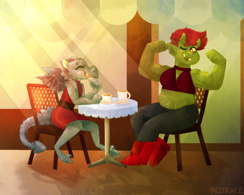 happy (late) valentine’s day from the bureau of balance’s resident power couple! they&rs