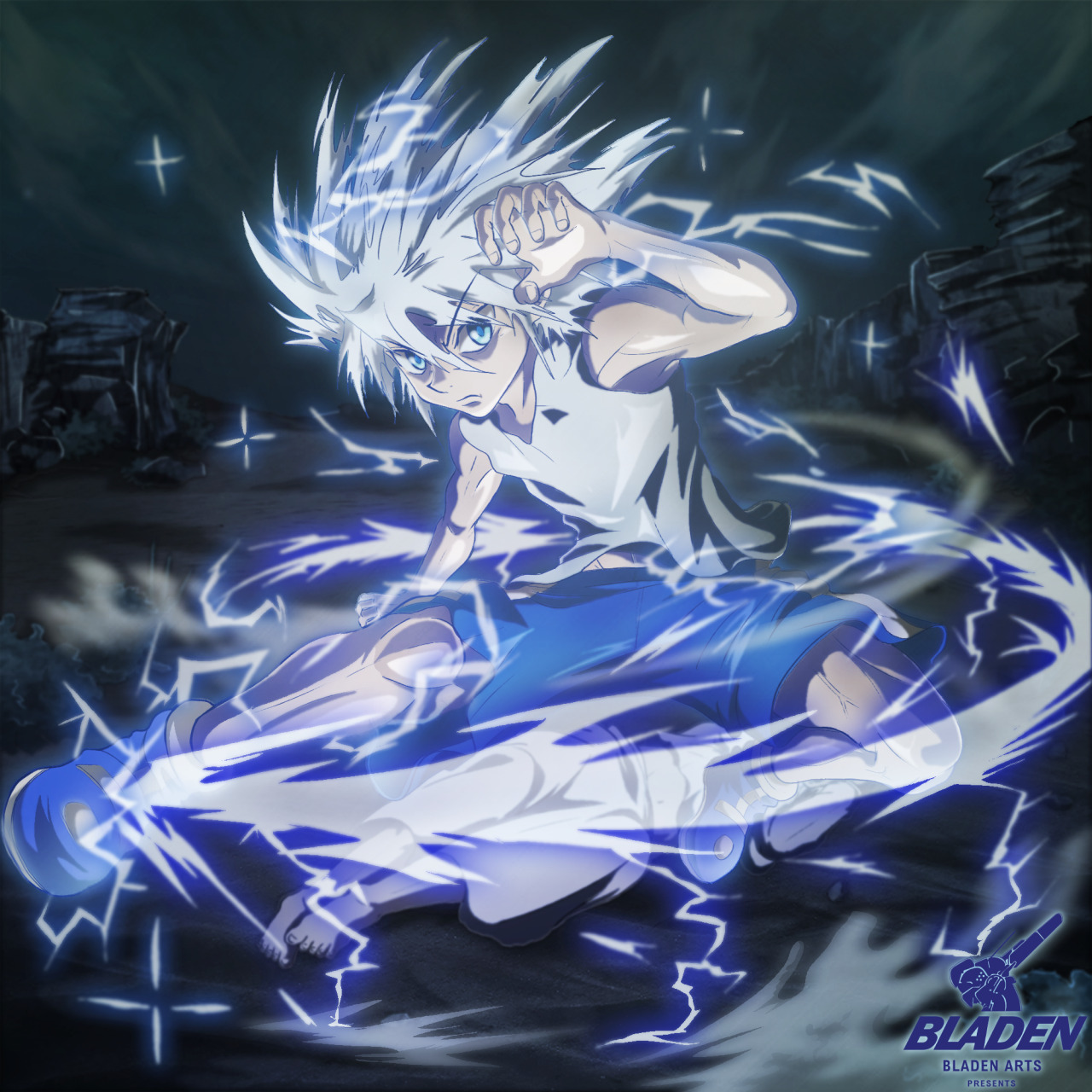 pic Killua Lightning Mode kanmuru tumblr posts tumbral com