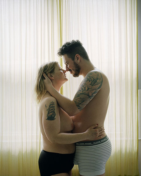 thinkfuck:  naturalandnude:  Aldo and I, 2013 by Jen Davis   I love this, look how happy he looks? Beautiful  I love how happy they both look. It makes me happy to see it. ;) 