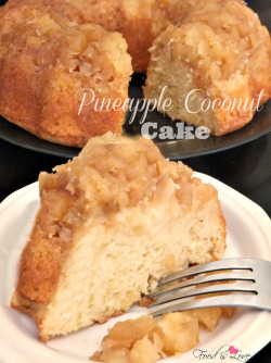foodishouldnoteat:  Pineapple Coconut Cake