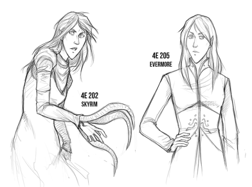 serpentwined: I wanted to do a few of these for my characters are how they change over their arcs. A