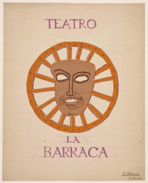 Benjamín Palencia, Boceto para decorado de La Barraca, 1932 [Museo Nacional Centro de Arte Reina Sof