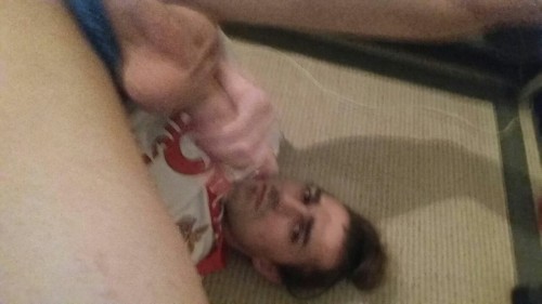 faggotshavechoresnotrights:  fag in training. starts with it’s own cum progresses to alpa seed. fagclit no longer needed for training purposes. gets locked up.