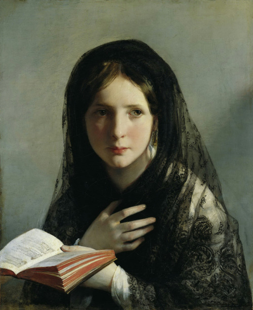 Friedrich von Amerling - Lost in Dreams - 1835