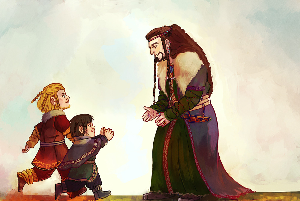 nadipieart:  a life that is worth more than all the gold in erebor [Full view] 