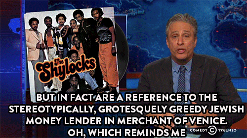 comedycentral:Jon told off Shakespeare last night on The Daily Show.