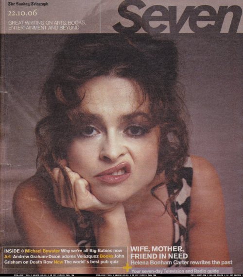 Helena Bonham Carter featuring in The Sunday Telegraph: Seven Magazine 22/10/06 (x)