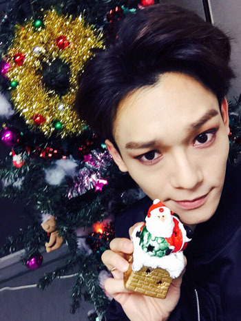 fy-exo:141225 From ChenHello. This is Chen!!Finally, it’s the Christmas of 2014^^It feels like just 
