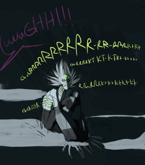 deadwooddross:  {FURIOUS CHIRP SCREAM}(warning: LOUD, IT AUTOPLAYS)ANYWAYS THIS IS INCREDIBLE AND I LOVE IT..Please, please someone stop her it is 4am she’s been at it for two hours now