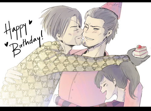 Happy birthday to Kiryu-chan, the sweetest most adorable dragon dad ever! ✨♥️
