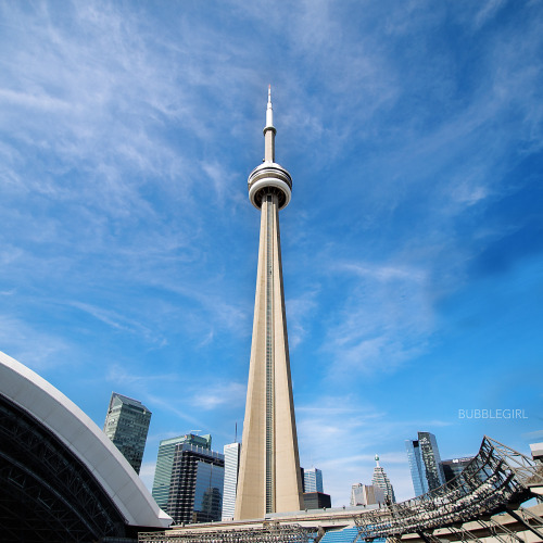 Went to a Jays game yesterday. Nice view of the tower.