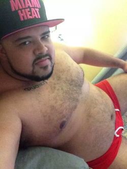 bigboimarc:  Red Draws Series #15….Thick Hairy Tatted Chub!! Lovely…. 