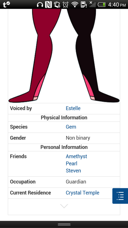 thelittlestbull:  artemispanthar:  thelittlestbull:  Why does nobody comment on the fact they are non-bianary?  I don’t know where you’ve been but people talk about this all the time. Especially just after Rebecca confirmed it Unless you meant in