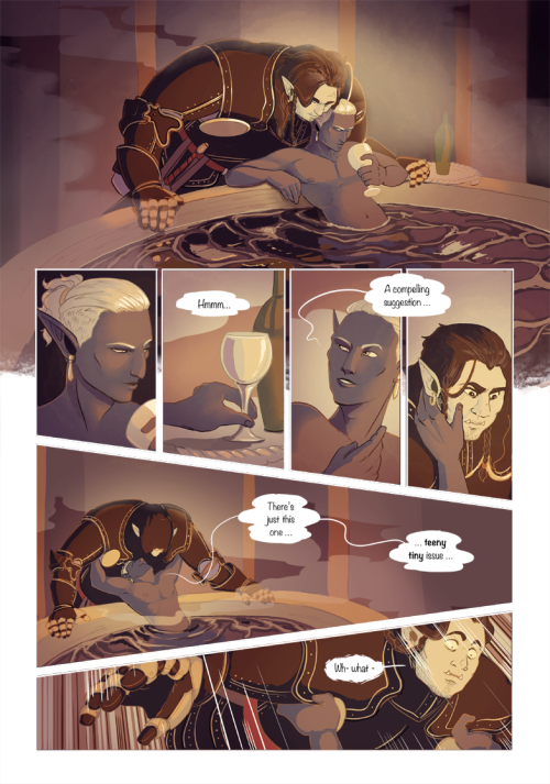 Long time no art, but here’s a small comic with Heidrek and Dorn being idiots again. I’ve had the sc