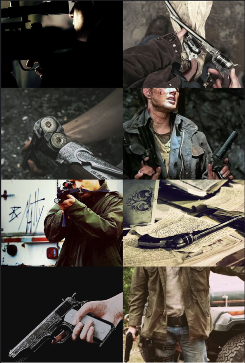 foreverwayward: “You put on a flannel, you pick up a gun, you go out there.”Dean with gu