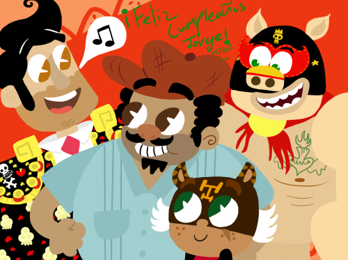 mexopolis: cartoonheroinenamednikki: Happy Birthday Mr. Jorge R. Gutiérrez ( Mexopolis )