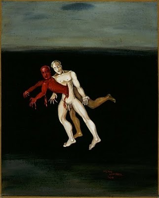 artist-brauner: Suicide at Dawn, Victor BraunerMedium: oil