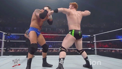 freeloveisnotfree:  Highlight of (every single Wade’s) match: that bulge.