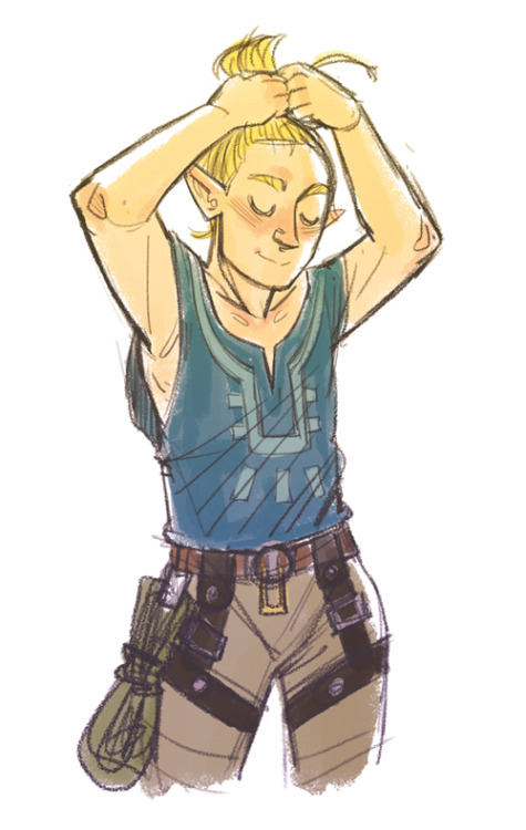 faitherinhicks:  My favourite Breath of the Wild outfit. I want to go live in that game. *_*
