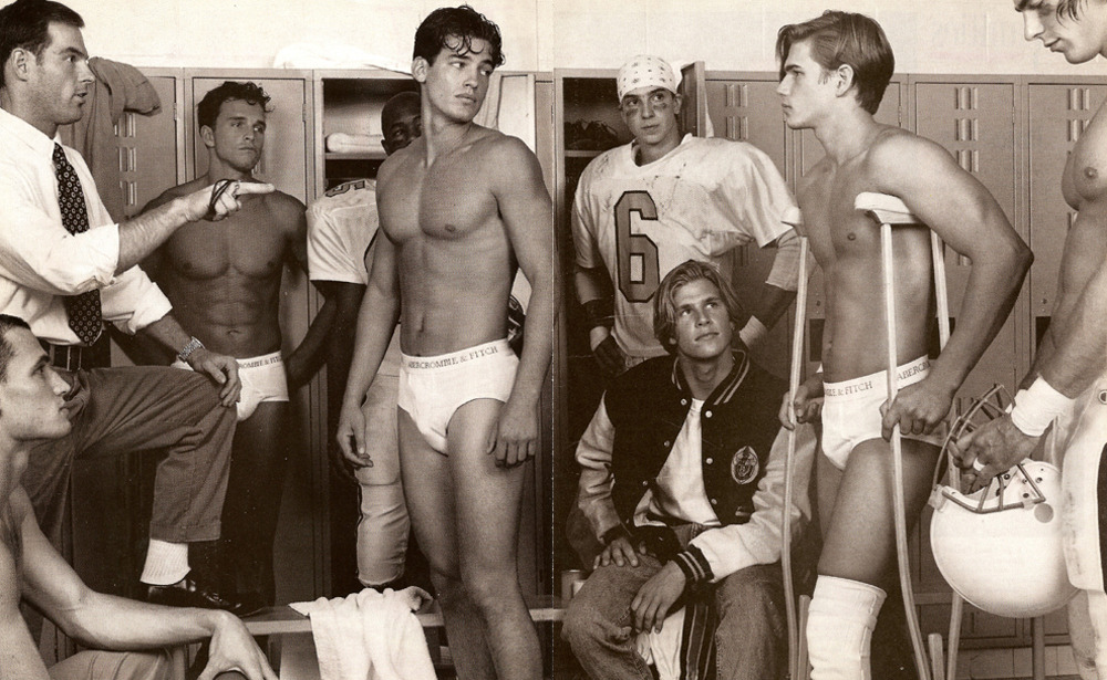 blogcubanpete: ofmiceandmenessay: Ph. Bruce Weber This A&amp;F underwear ad was