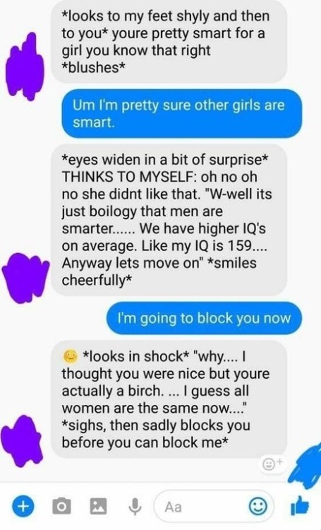 coffee-haze: blackgirlsvevo:  buzzfeed: 17 People Who Struggle Under The Weight Of Their Own Genius  the overwhelming small dick energy of this post is making me break out in hives   The unholy trinity: r/niceguys, r/iamverysmart, and r/creepyasterisks