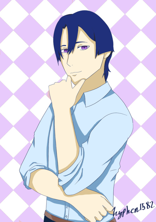 As a break from doing zine illustrations I decided to quick draw my boy Masato.
