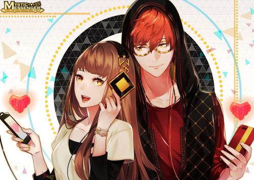 khaizu92:commission for @astrayeah for her MM cover songthank you for commish me :)Mystic Messenger 