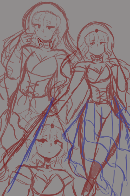 Sketch Dump Of My Ocs And (Yae Miko & Gavis Bettel As Well) That Have Been Sitting On My Laptop For Months.