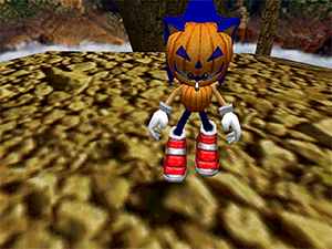 sonichedgeblog:  Sonic’s Halloween costume, from Sonic Adventure 2 on the Dreamcast.