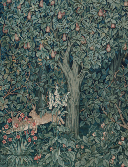 John Henry Dearle for Morris & Co. - Tapestry - Greenery - 1892 - via Wikimedia