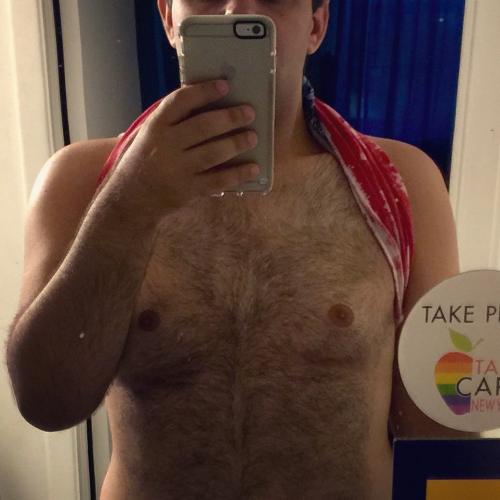 the-writhing-tide:Trimmed it. #bodypositive #gay #hairy #loveyoself