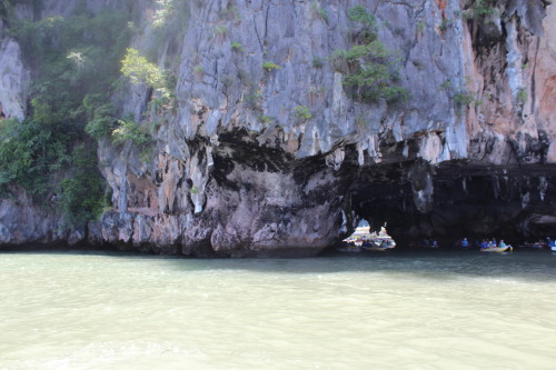 Lod Cave or Tham Lod. Lod Cave is a big cave and length about 50 metres, lies in Takua Thung Distric