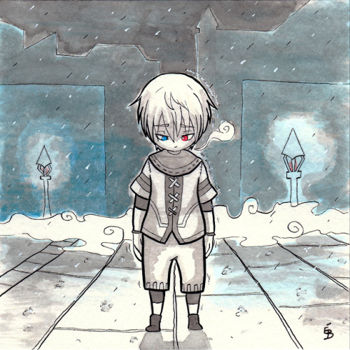Inktober Day 4: FreezeKagachi “A soft rain fell the day my parents died” 