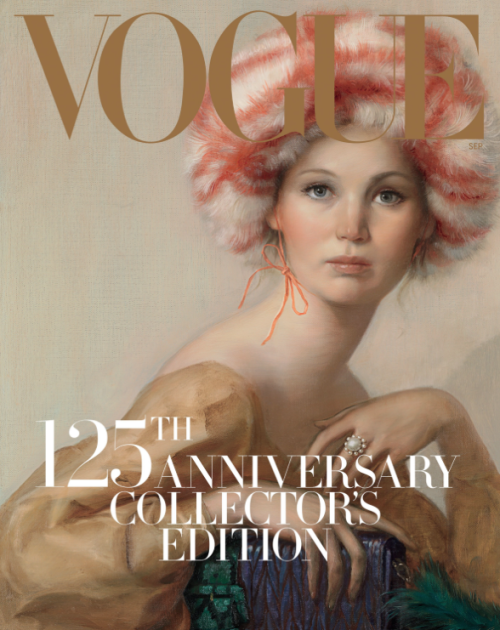 vogue: The September issue is here! We commissioned artist John Currin to illustrate one of Jennifer