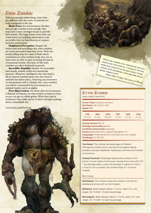 Zombie - Monsters - D&D Beyond