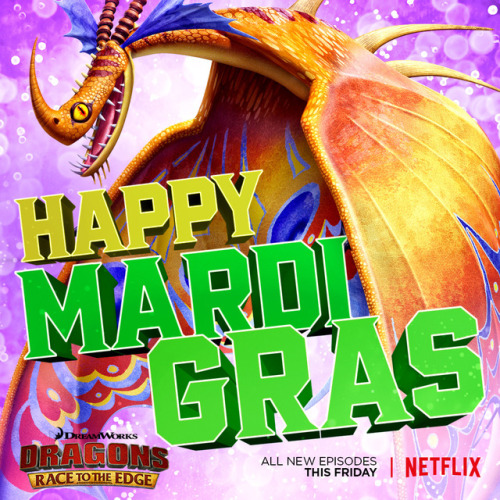 Paint your wings purple, green and gold, it’s Mardi Gras!