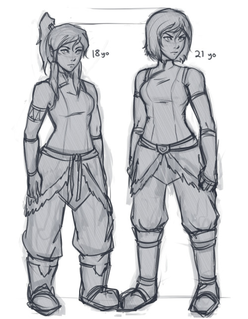 korra sketches from past streams & old files I haven’t uploaded yet
