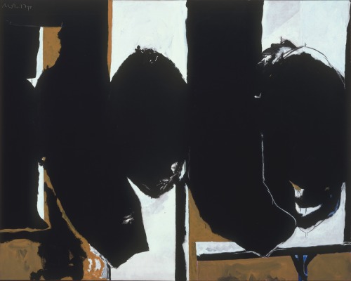 Robert Motherwell (Aberdeen, Washington, 1915 - Provincetown, Massachusetts, 1991); Elegy to the Spanish Republic n. 133 (1975)